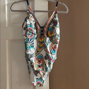 La Blanca Multicolor Floral One Piece Swimsuit